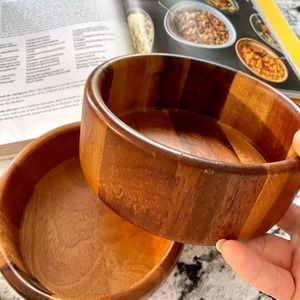"Freaky Teaky" Vintage Teak Wood Serving Bowls